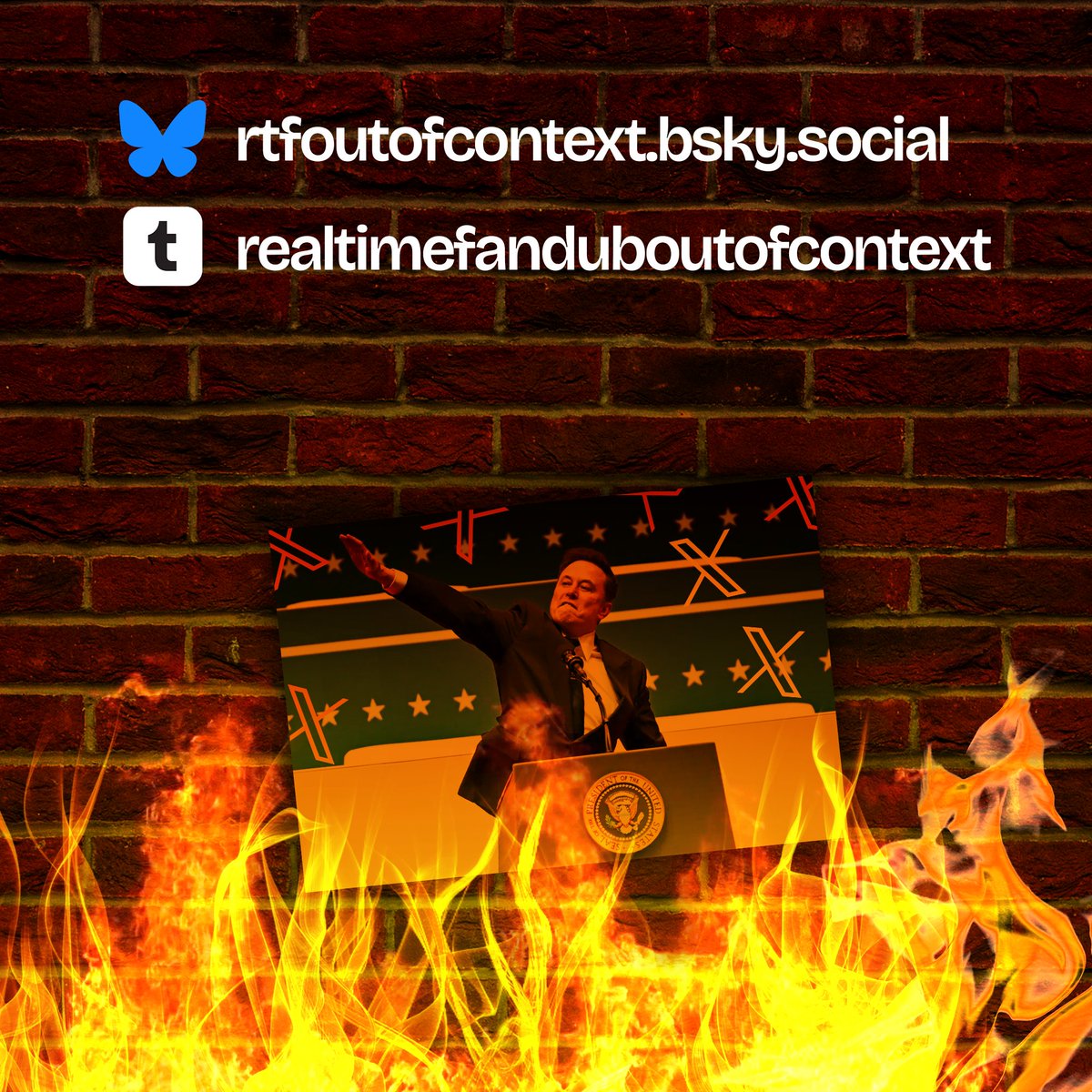 REAL-TIME FANDUB OUT OF CONTEXT will not be posting on X (fka Twitter) effective today. I will be reposting existing clips on other websites, and I highly encourage you to follow me there. It is not good human etiquette to keep encouraging bigots' egos until they enter US office.