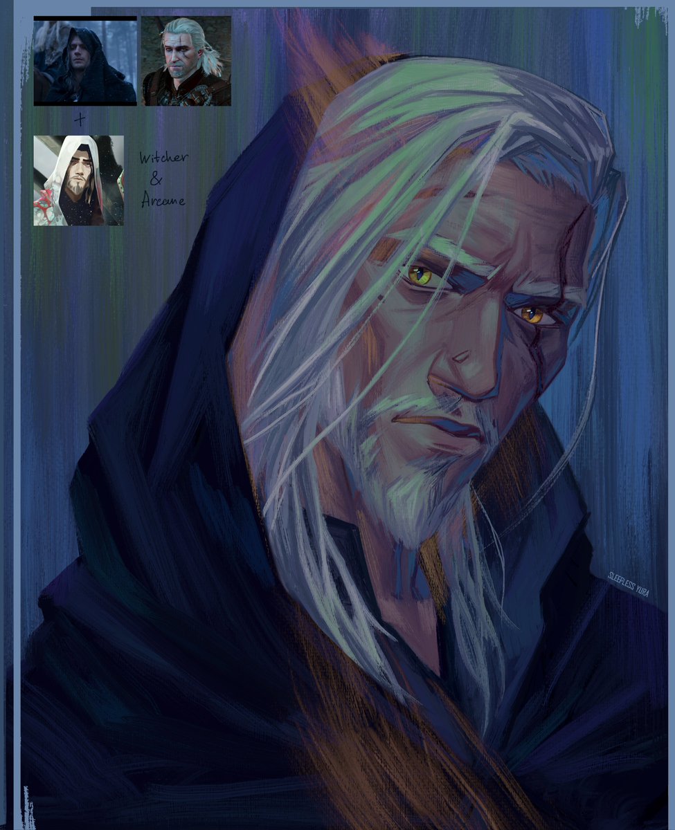 yuliya20007's tweet image. Quick painting of older Viktor as Witcher for that au
#arcane #au #leagueoflegends #viktor #viktorarcane #witcher #crossover #fanart #digitalart #noaiart #procreate