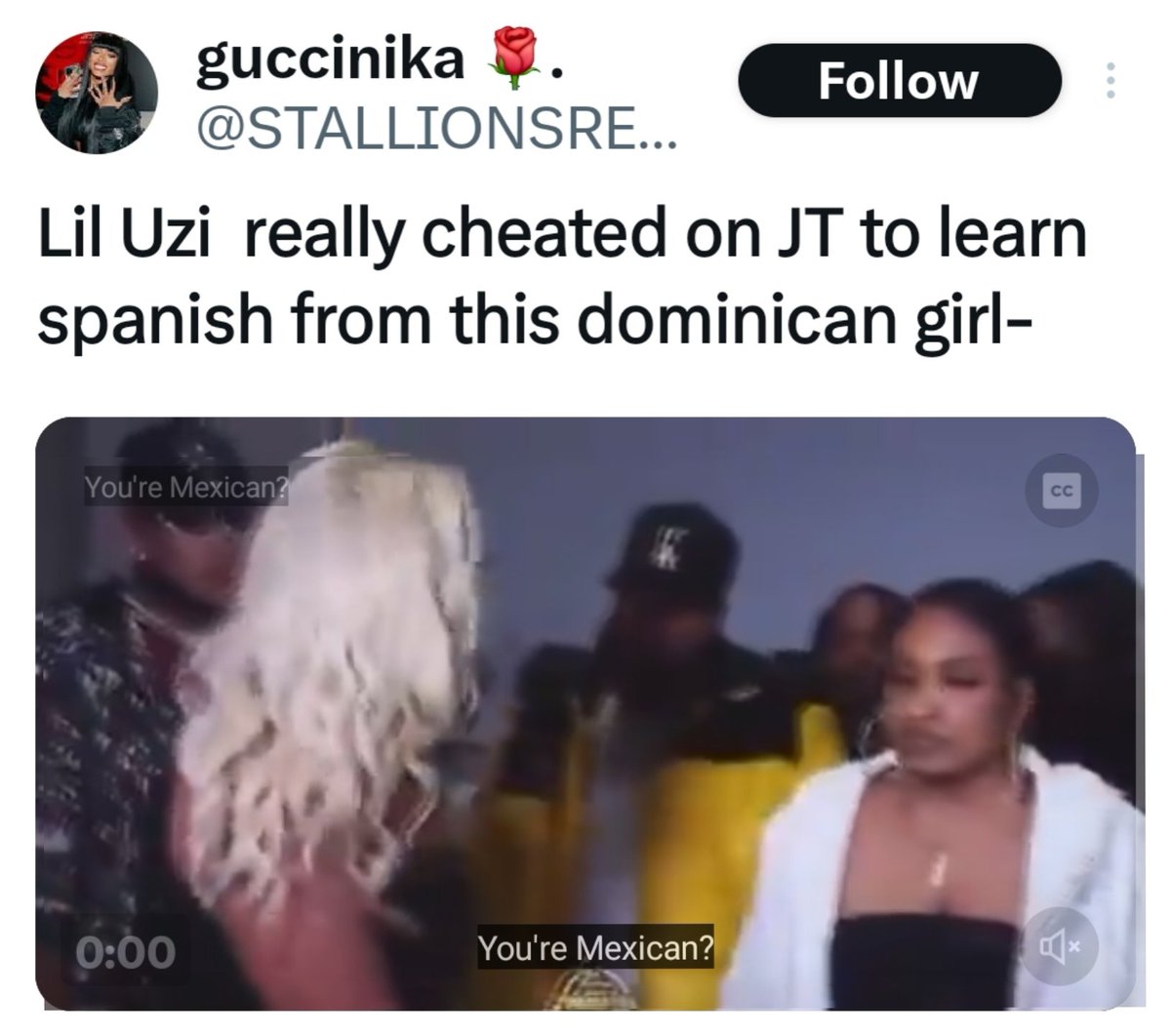 Being racist towards dominican women cause of Lil Uzi is craaaazyy