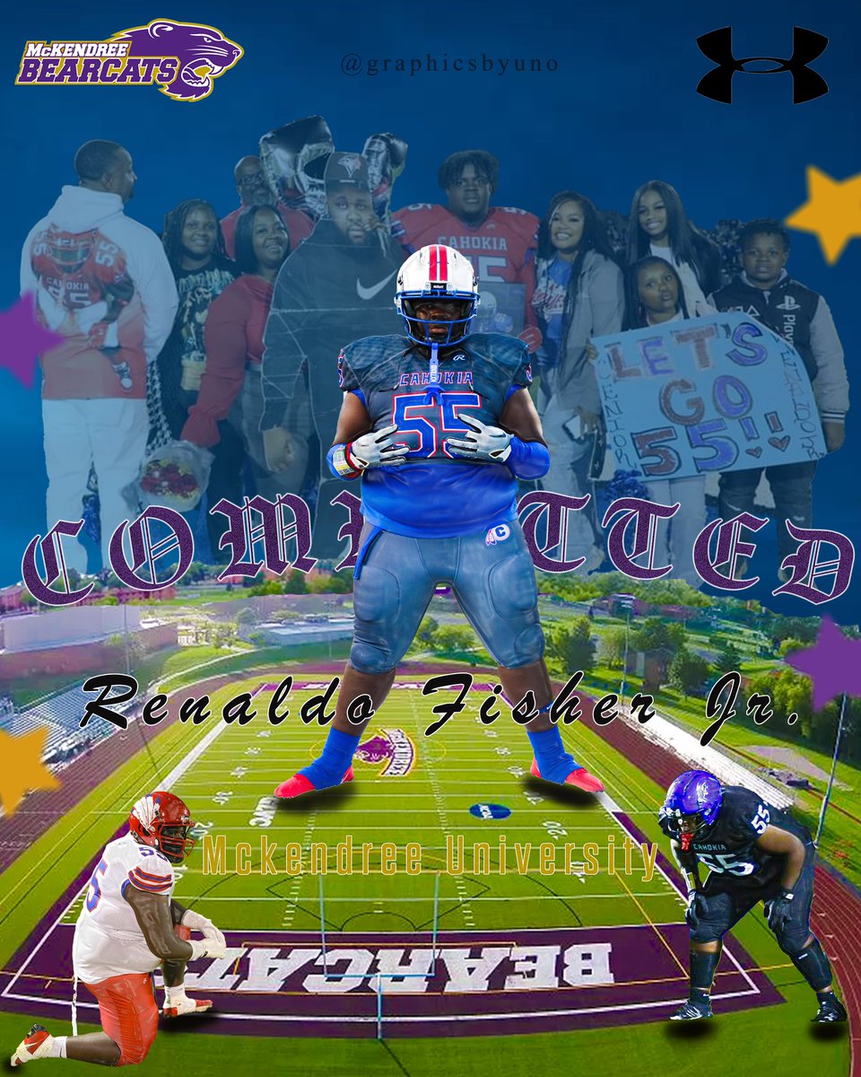 Congratulations to senior Renaldo Fisher Jr. as he is headed to  McKendree University! Great job Renaldo and good luck on all your future endeavors! #thecomancheway 🔵🔴⚪️🪓