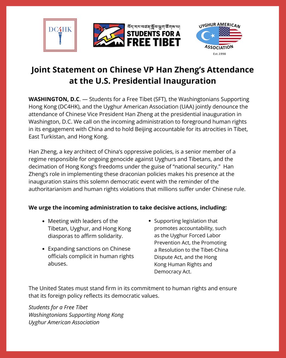 Students for a Free Tibet tweet media