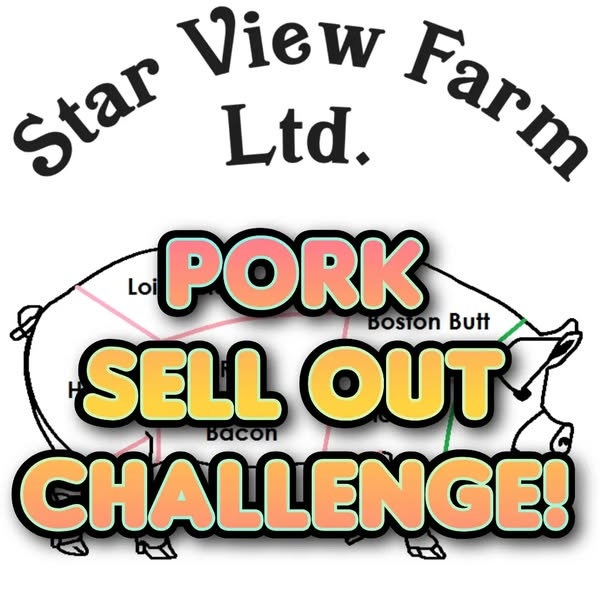 StarViewCrypto's tweet image. We want to clear some freezer space and that means we have great deals on everything in them!
All instock pork is on sale.
StarViewFarmLtd.com
#StarViewFarmLimited #StarViewFarmLtd #StarViewFarm #StarViewFarms #StarViewGenetics #StarViewNaturalFoods #ColoradoProud