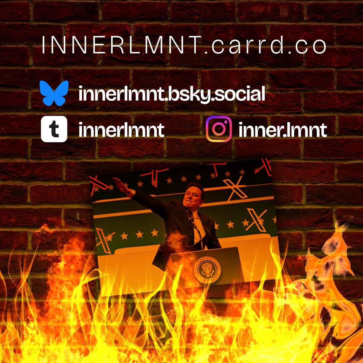 I will no longer be posting on X (fka Twitter) effective today. I will be posting regularly on other sites, and I highly encourage you to follow me there. It is not good human etiquette to keep encouraging bigots' egos until they enter US office.