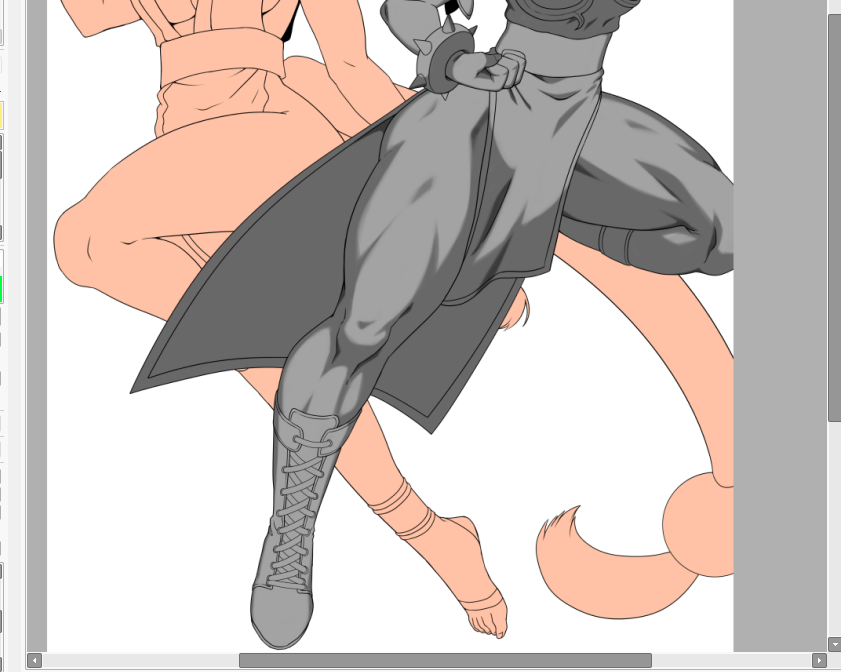 春麗(チュン・リー) ,不知火舞 「when people draw Chun with muscular ass 」|きつね！！🦄のイラスト