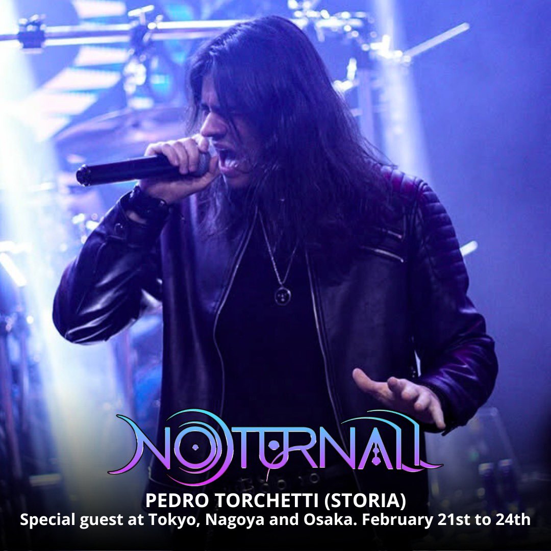 thibianchi's tweet photo. Noturnall is honored to announce five special guests for our shows in Japan, the incredibly talented Yo Onityan (Solo Guitar Player), Iuri Sanson (ex-Hibria, Majustice), Jien Takahashi (Majustice, Violet Eternal), Jinn Jeon (Illusion Force) and Pedro Torchetti (Storia) https://t.co/ei9qrblHJg