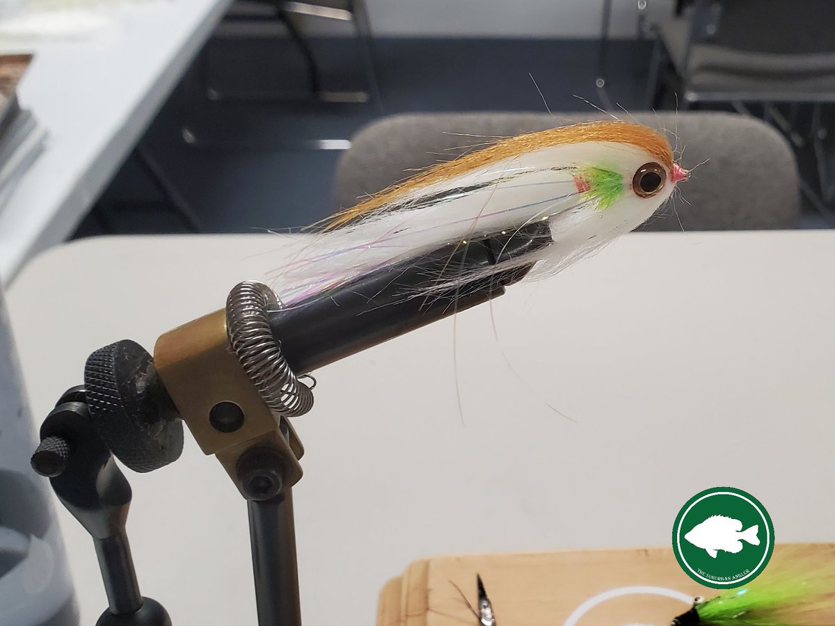 SuburbanAngler's tweet photo. Another great night of fly tying with the Mid Coast Fly Fishers! Guy led the group tying two flies that are popular in our local waters, a Craft Fur Streamer and a classic Clouser Minnow! MCFF Meets the 2nd &amp; 3rd Monday of every month. All are welcome, I'll save you a seat!! https://t.co/2QhSq01eF0