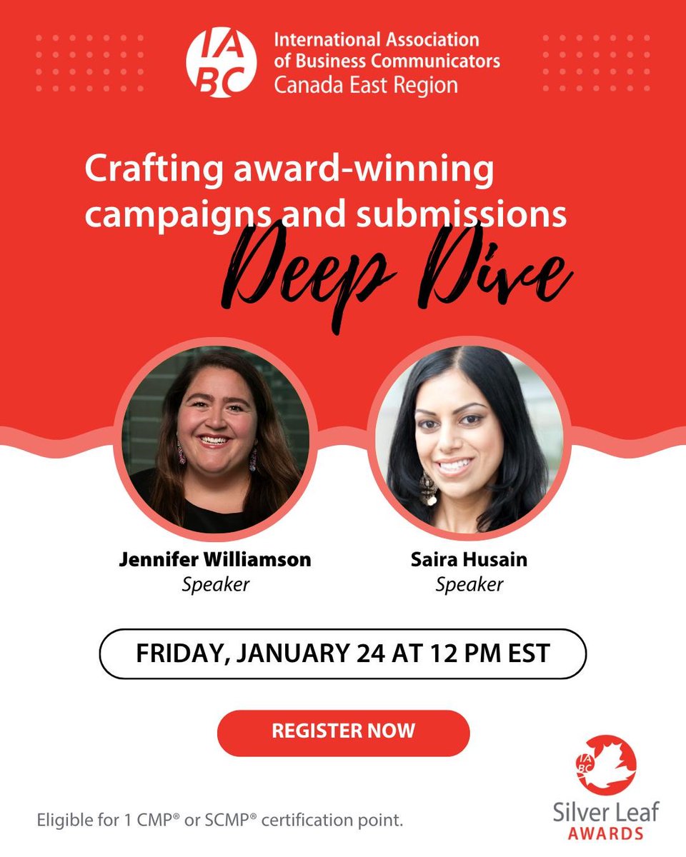 Our first PD event of the new year is here! 🙌 Join colleagues from across the country on Friday, January 24 to hear from 2024 Silver Leaf Excellence Winners Jennifer Williamson and Saira Husain. 

👉 Register today: lnkd.in/e9mz4MaW