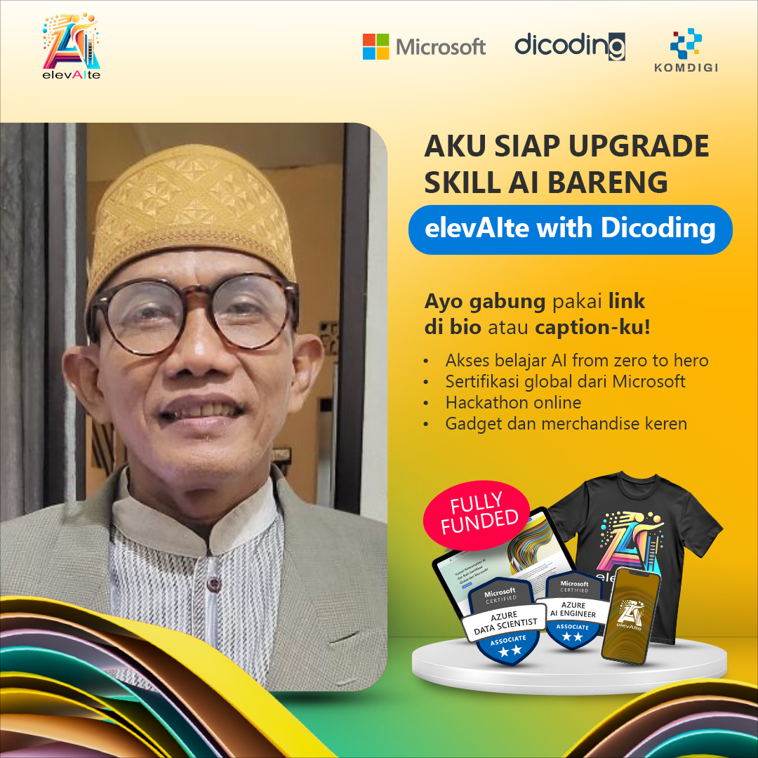 mbahradem's tweet image. Yuk daftar elevAIte with Dicoding sekarang juga melalui link referralku elevaite.id/dicoding?refer…

#elevAIte #elevAitewithDicoding #Microsoft #Dicoding #AI #beasiswa #pelatihanAI #ArtificialIntelligence
