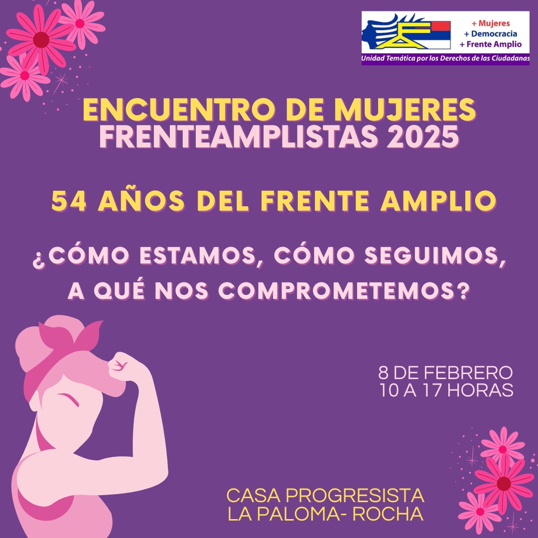 8/2 las mujeres frenteamolistas nos encontramos desde las 10 horas en La Paloma