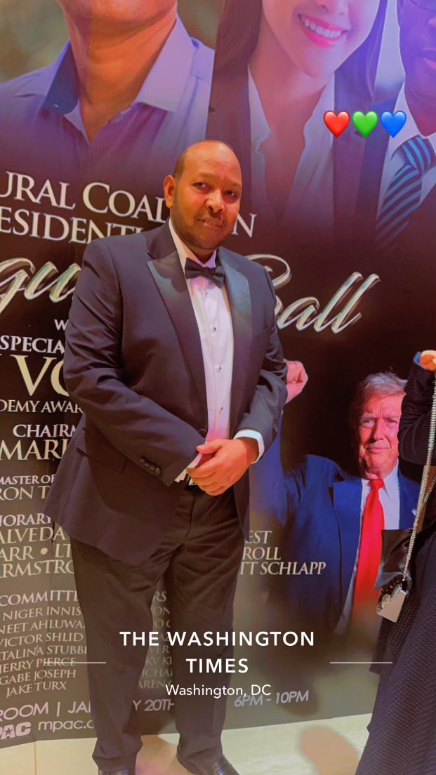 Tonight I had the honor to participate the inaugural ball for  President Trump held in DC
<a href="/SomaliainUK/">Somali Embassy - UK🇸🇴</a> <a href="/MFASomalia/">Wasaaradda Arrimaha Dibadda 🇸🇴</a>