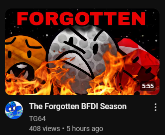 Jacknjellify has FORGOTTEN about BFDI!