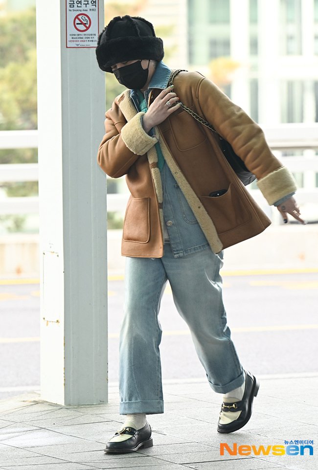 IBGDRGN ✈️ 012125 G-DRAGON → Incheon Departure Airport fit