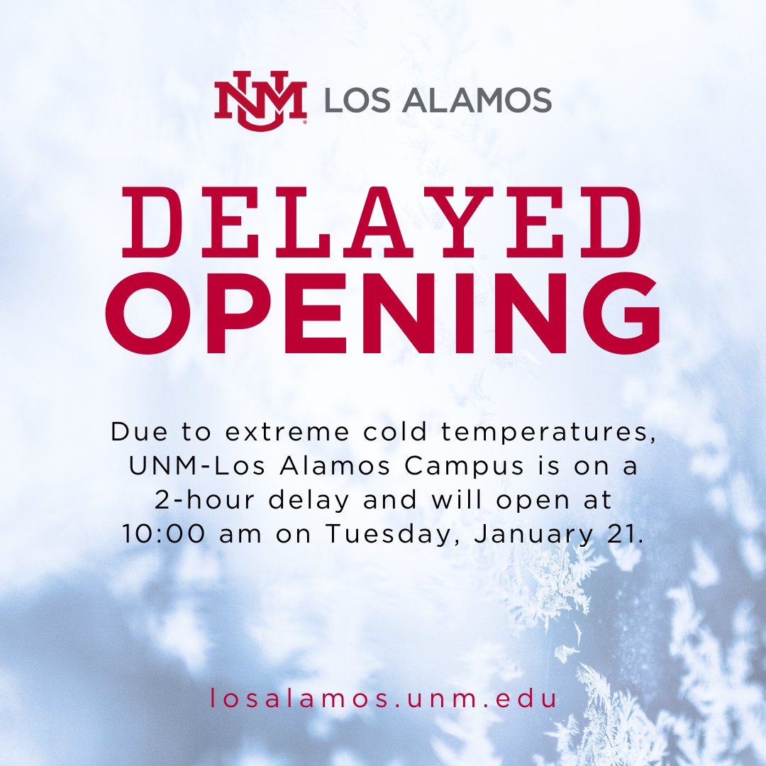 UNM-Los Alamos (@unmlosalamos) on Twitter photo 
