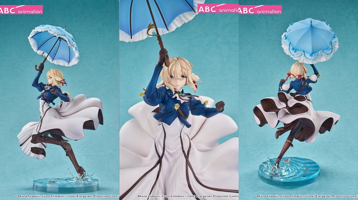 "자동수기 인형서비스, 바이올렛 에버가든입니다. "☂️ 🛒:https://naver.me/FgHpyaf0 📏높이: 약350mm 🛠️제조:ABC Animation 📅발매: 2025년 12월 예정 📺애...