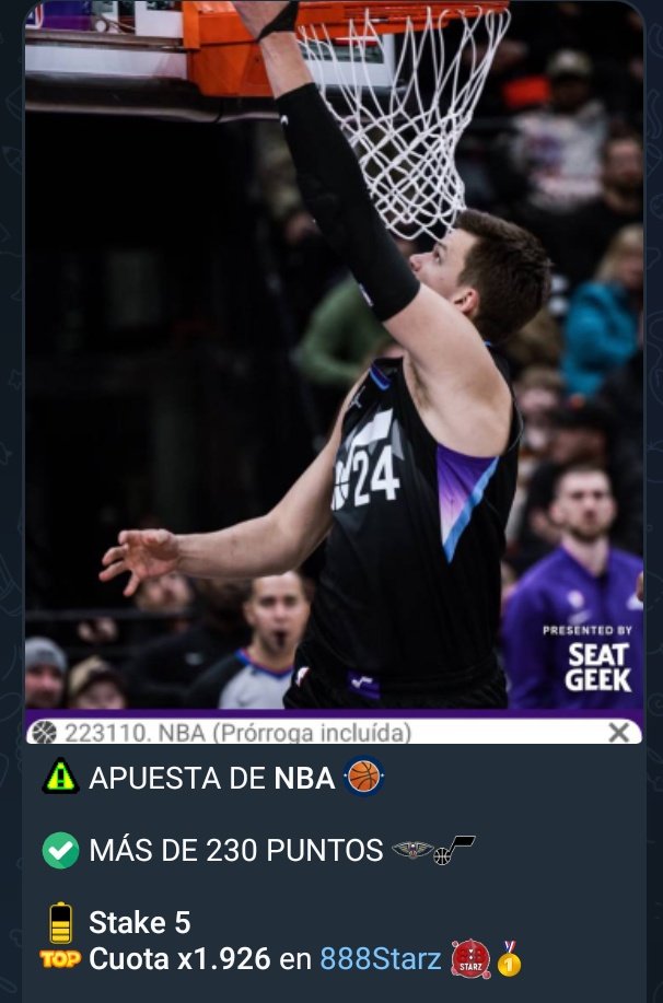 Grupo_LATAM's tweet image. VAMOS VAMOS VAMOSSSS 🔥

STAKE 5 ADENTRO SEÑORAS Y SEÑORES ✅

🏀 Sufriendo se disfruta más, tuvimos que esperar hasta la prórroga para sobrepasar la línea de los 230 puntos, pero los Pelicans y los Jazz cumplieron y ya podemos festejar con el encuentro todavía en juego 🥳

⭐…