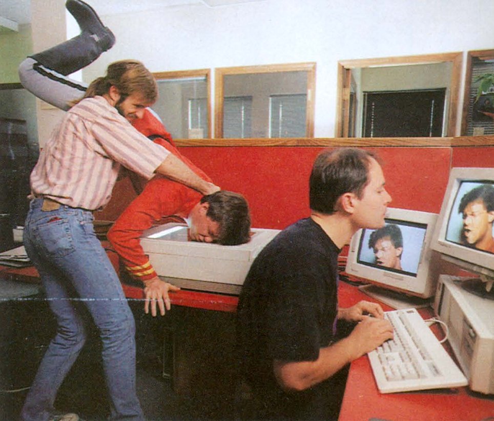 The Space Quest V team achieving photo-realistic graphics
1993