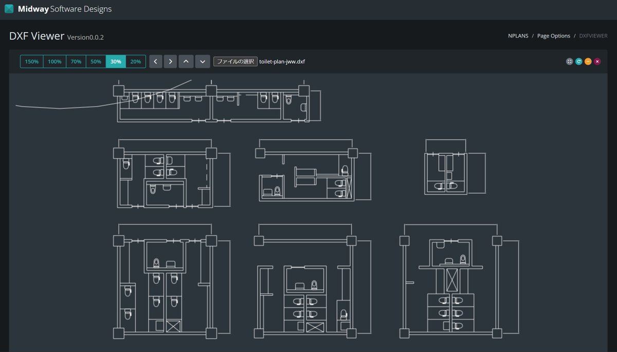 midwaysoftware's tweet image. 機械設備配管・空調ダクト工事用 見積・積算「クラウドエスティメイト」  新機能

DXFファイルビューワーを新たに搭載。DXFから積算に取り込みたい方は是非ご相談ください。

midway-software.tokyo/software/cloud…

#積算 #配管 #プラント #DB #BM #DXF