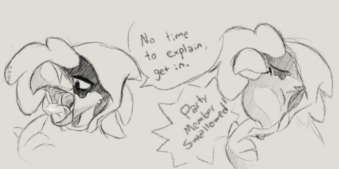 AerithShrubling's tweet image. Haha you got et by the chicken rogue