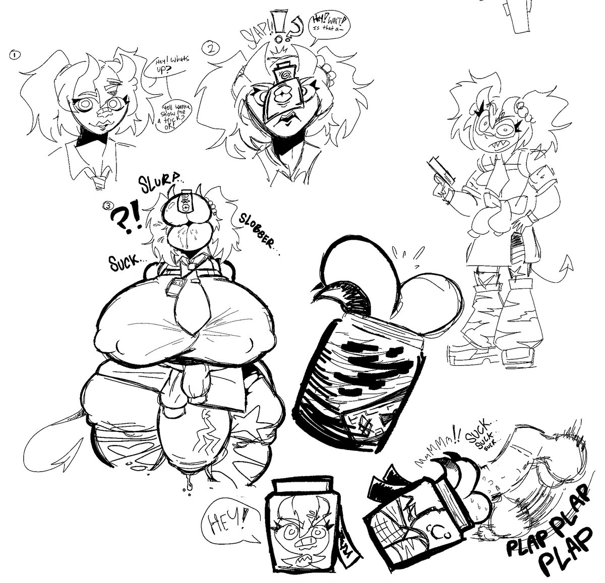 Local demon girl gets freaky talisman slapped on her face

We could probably go bigger though…