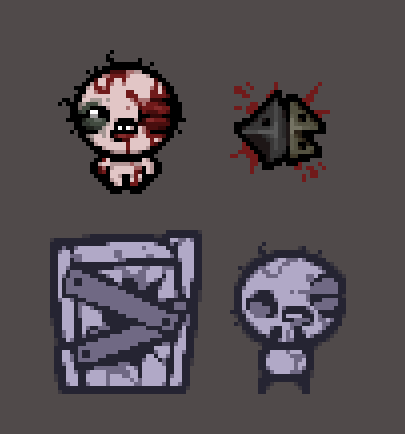 Newer_255's tweet image. "LOST CHILDHOOD" and "ROTTEN LOVE"
#tboi #Thebindingofisaac