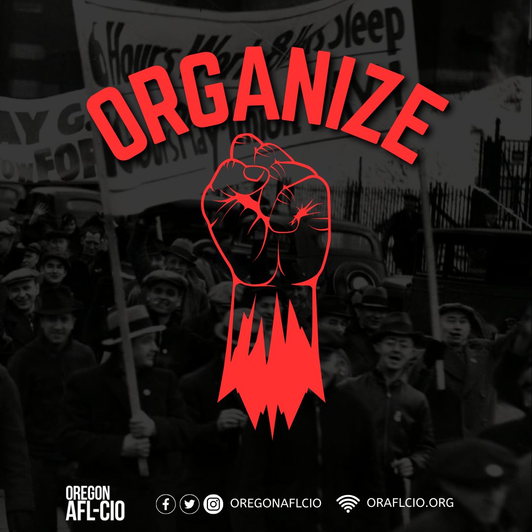 Want better wages?  Organize.

Want better benefits? Organize. 

Want dignity and respect?  You guessed it, organize. 

Start a union at your job today by visiting unionizeoregon.com