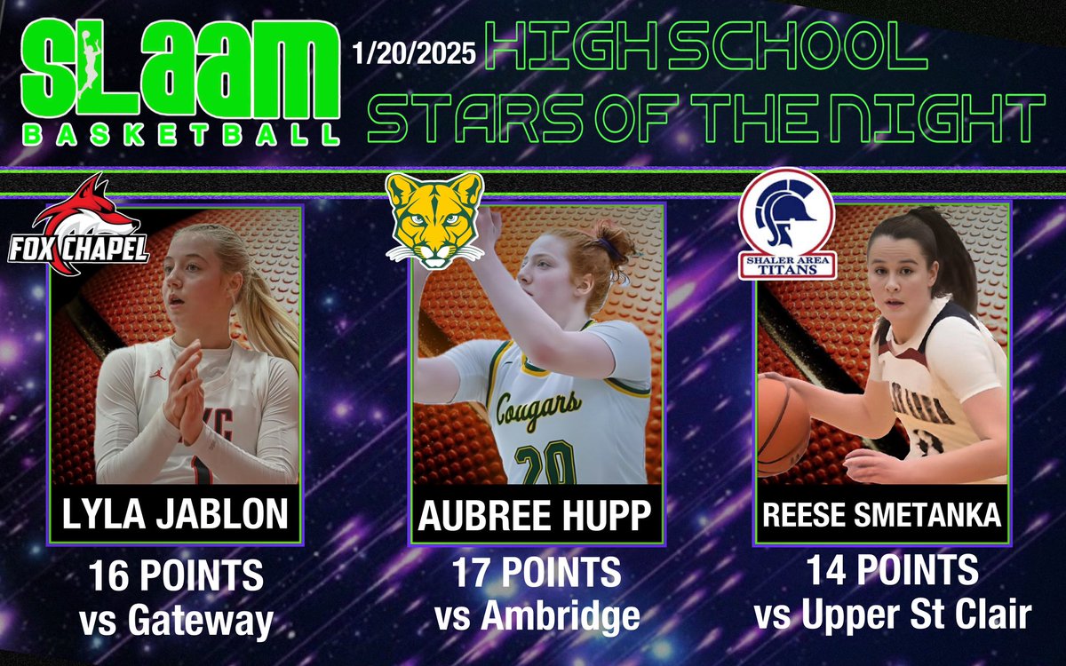 slaambasketball (@slaambasketball) on Twitter photo SLAAMFam coming through!! <a href="/SmetankaReese/">Reese Smetanka</a> helps <a href="/ShalerArea/">Shaler Area Schools</a> over USC! <a href="/AubreeHupp/">Aubree Hupp</a> keeps putting up numbers for <a href="/bhawkladyhoops/">Lady Cougars</a> & <a href="/lyla_jablon1/">lyla jablon</a> leads <a href="/FXCGirlsBBall/">Fox Chapel Girls Basketball</a> over Gateway!!
<a href="/SLAAMCOACHSTEVE/">Coach Stephen</a> <a href="/Slaam26morreale/">Slaam26morreale</a> <a href="/SLAAM2027Grate/">SLAAM 2027 Grate</a> <a href="/Slaam26Norman/">SLAAM26NORMAN</a> SLAAMFam coming through!! <a href="/SmetankaReese/">Reese Smetanka</a> helps <a href="/ShalerArea/">Shaler Area Schools</a> over USC! <a href="/AubreeHupp/">Aubree Hupp</a> keeps putting up numbers for <a href="/bhawkladyhoops/">Lady Cougars</a> & <a href="/lyla_jablon1/">lyla jablon</a> leads <a href="/FXCGirlsBBall/">Fox Chapel Girls Basketball</a> over Gateway!!
<a href="/SLAAMCOACHSTEVE/">Coach Stephen</a> <a href="/Slaam26morreale/">Slaam26morreale</a> <a href="/SLAAM2027Grate/">SLAAM 2027 Grate</a> <a href="/Slaam26Norman/">SLAAM26NORMAN</a>