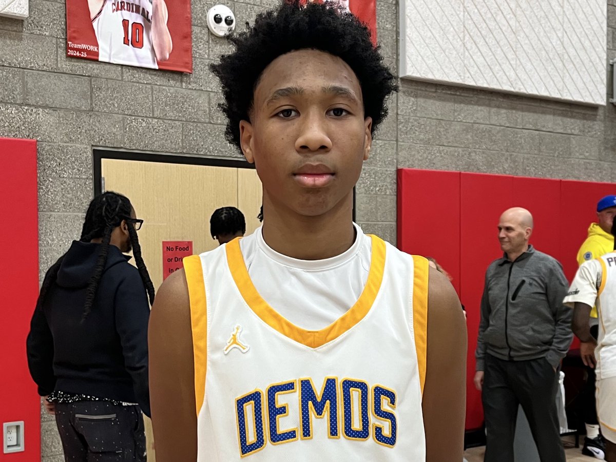 Bust out game for Victor Jackson. The <a href="/DemoBoysHoop/">Jeff Demos Boys Basketball</a> freshman guard plays with absolutely no fear and dropped in perimeter shot after perimeter shot without any conscience in the Demos win. 5-10 shooting from deep and 8-13 overall for his 21 points.