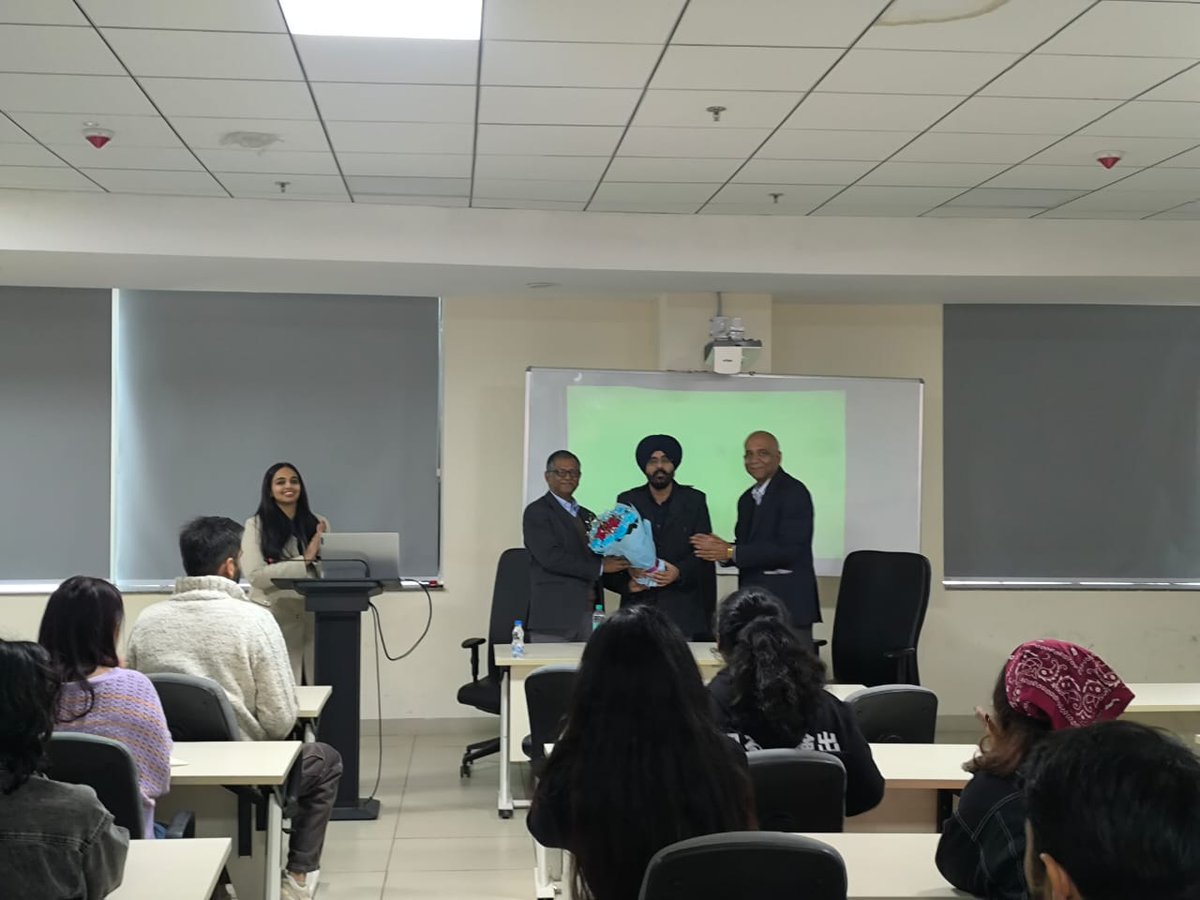 nift_panchkula's tweet photo. On January 20th, 2025, the National Institute of Fashion Technology (NIFT), Panchkula, had the privilege of hosting an enlightening session by Prof. Atanu Ghosh, a distinguished expert in business management and strategy.
#niftpanchkula #nift #mfm #niftmfm https://t.co/gliQqGAiCG