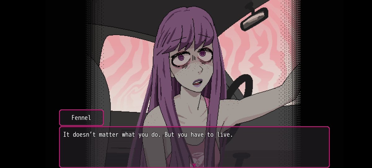 Hey. You have to live.
