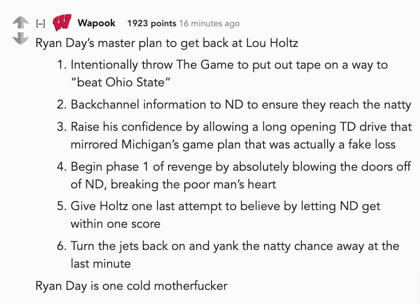 RedditCFB's tweet photo. Absolutely stone cold https://t.co/C6Er0v6GKq