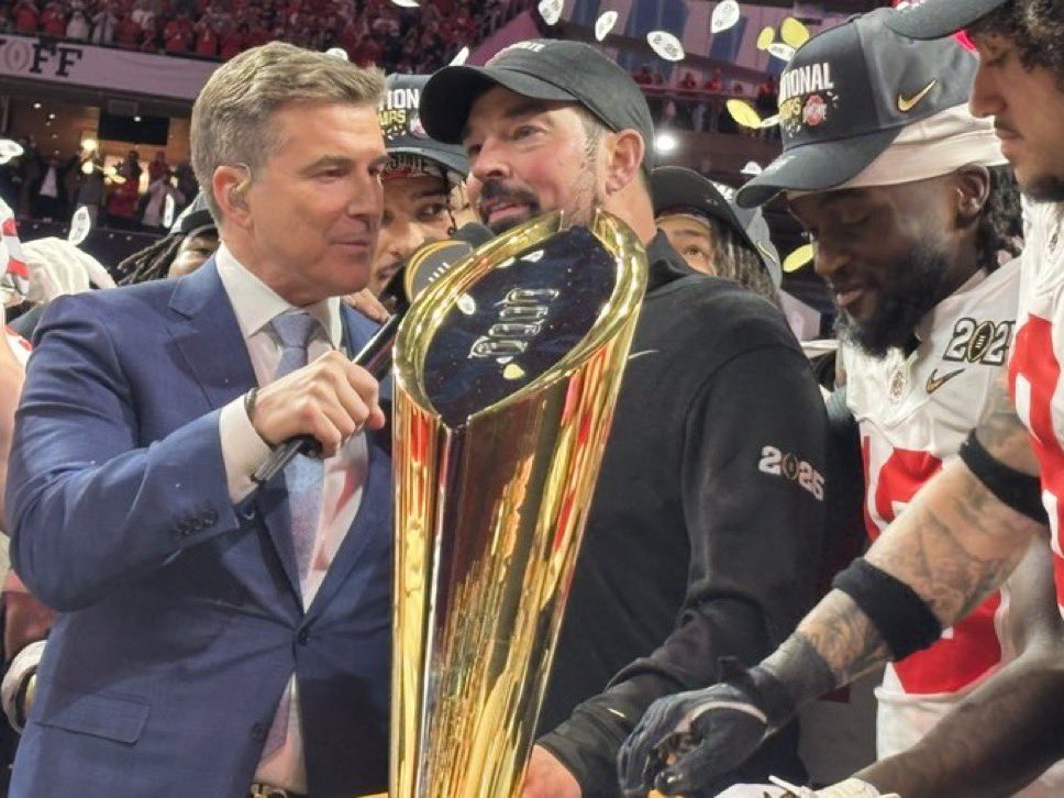 Ryan Day becomes the fifth Ohio State Head Coach to win a National Championship.