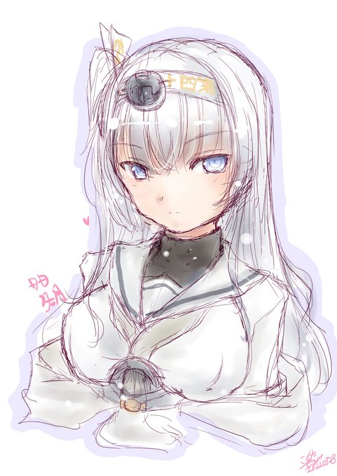 サム描いてたんでお冬さんの方がおろそかになってしまったので過去絵ですが貼って置こう
#冬月進水日 