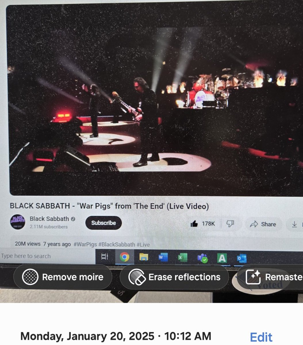 gburbidg's tweet photo. @TiffanysVersion War Pigs got me through trump45, it will get me through trump34. https://t.co/o3MlyXrB0y