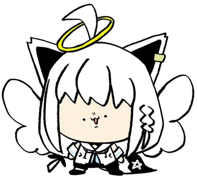 てぇてぇ天使リターンズ!!! #絵フブキ 