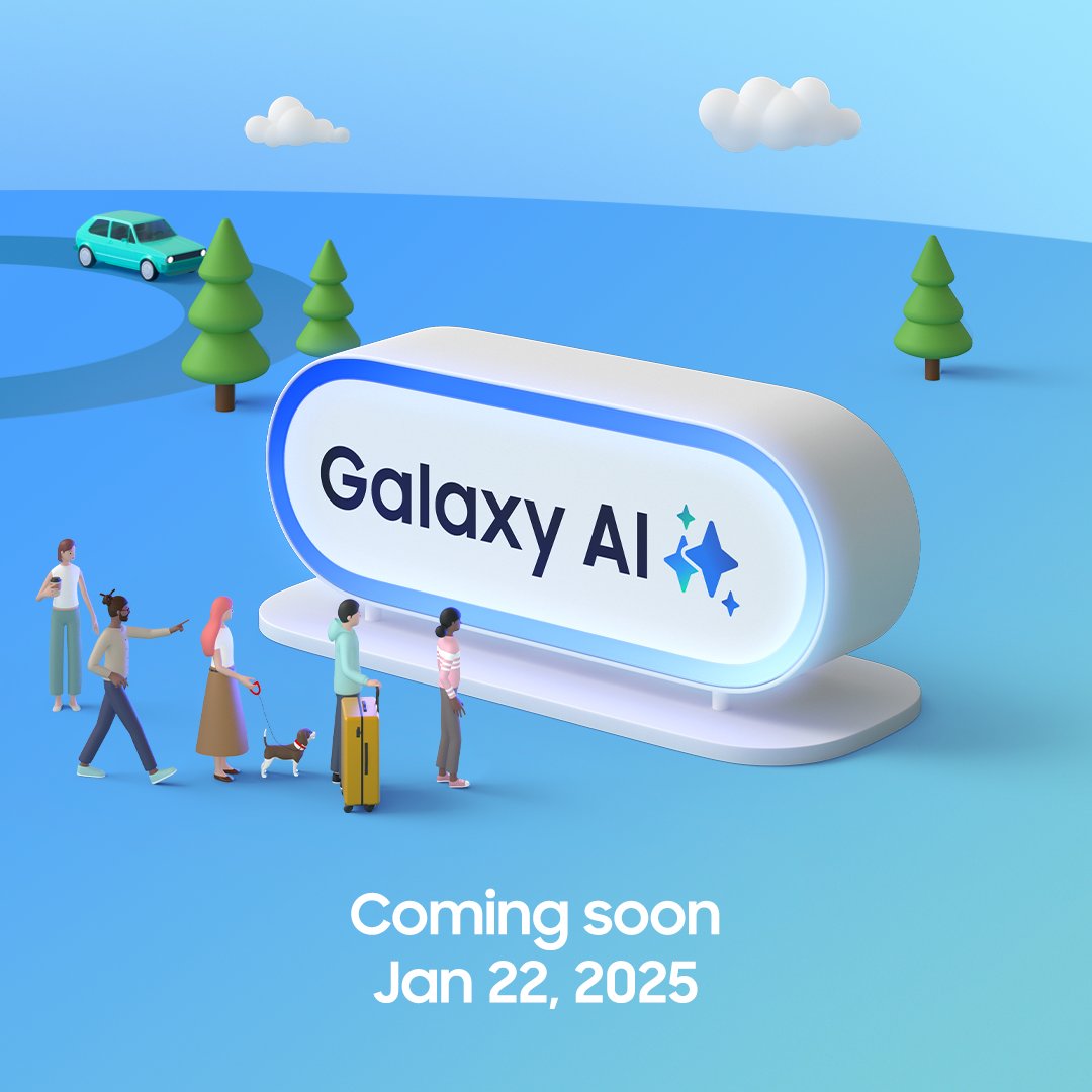 SamsungMobile's tweet photo. 🩵D-1🩵
Ready to meet your true AI companion? ✨

Visit the #GalaxyExperience Space and discover how #GalaxyAI enriches your daily life 🥰 Doors open tomorrow! 🎉 #GalaxyUnpacked https://t.co/H8NiF84YUx