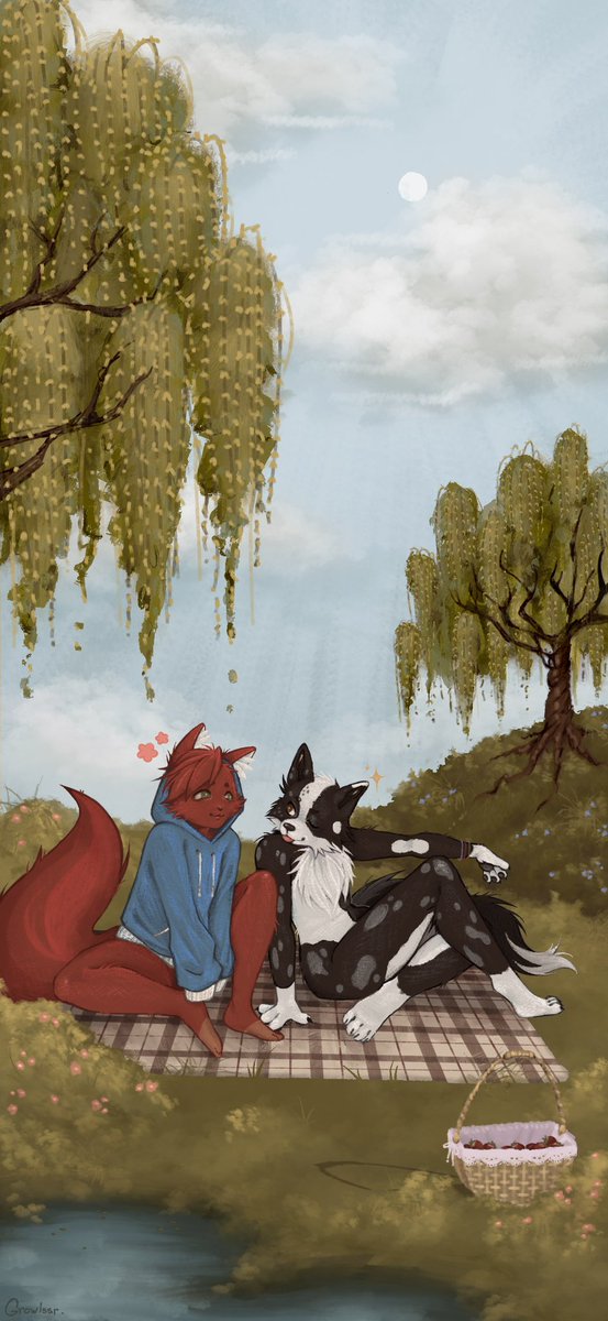 SupBudyasWel's tweet photo. Picnic date commission :3

🎨: @/growlssr https://t.co/KJBHVlbM12