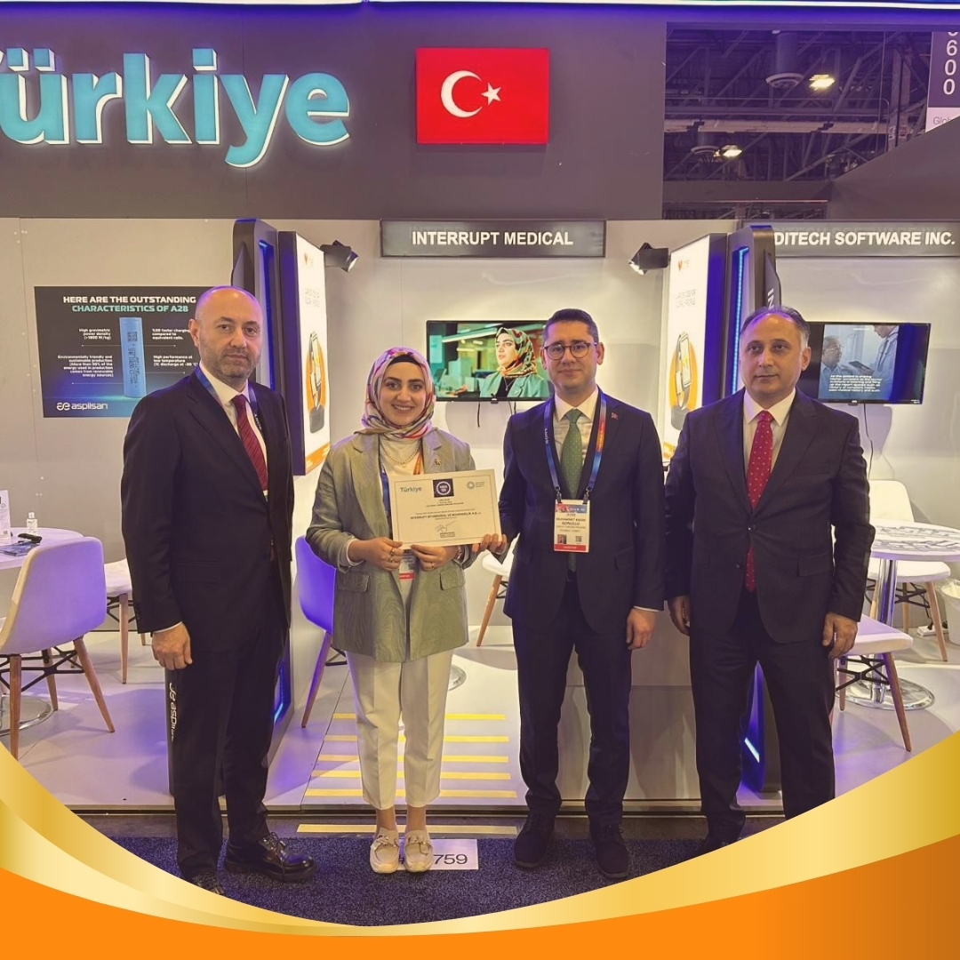 interrupteng's tweet image. Interrupt Medical at CES 2025! 🌍🇹🇷🇺🇲

We showcased our wearable medical device at the Türkiye Pavilion, preventing &quot;freezing of gait&quot; in Parkinson&apos;s patients. Supported by @btmistanbul, we’re proud to represent Türkiye on this global stage! 👏🧡🚀

#CES2025