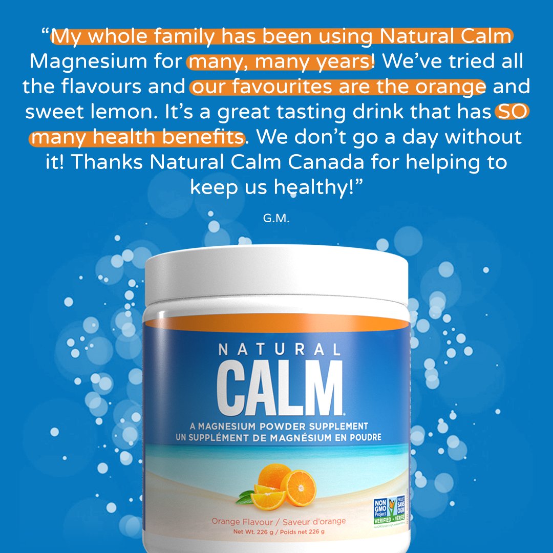 Testimonial Tuesday! #testify #reviews #5stars #naturalcalm #magnesium #bestmagnesium #magnesiumbenefits