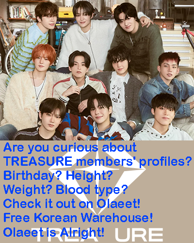 Olaeet_Com's tweet photo. Are you curious about TREASURE members' profiles?
Birthday? Height? Weight? Blood type?
Check it out on Olaeet!
Free Korean Warehouse!
Olaeet is Alright!
https://t.co/HgDzzEi3sz
#treasure #kpopboygroups #kpopprofile #koreanshopping #koreanwarehouse #kpoptwt https://t.co/SvbEi7lNuG
