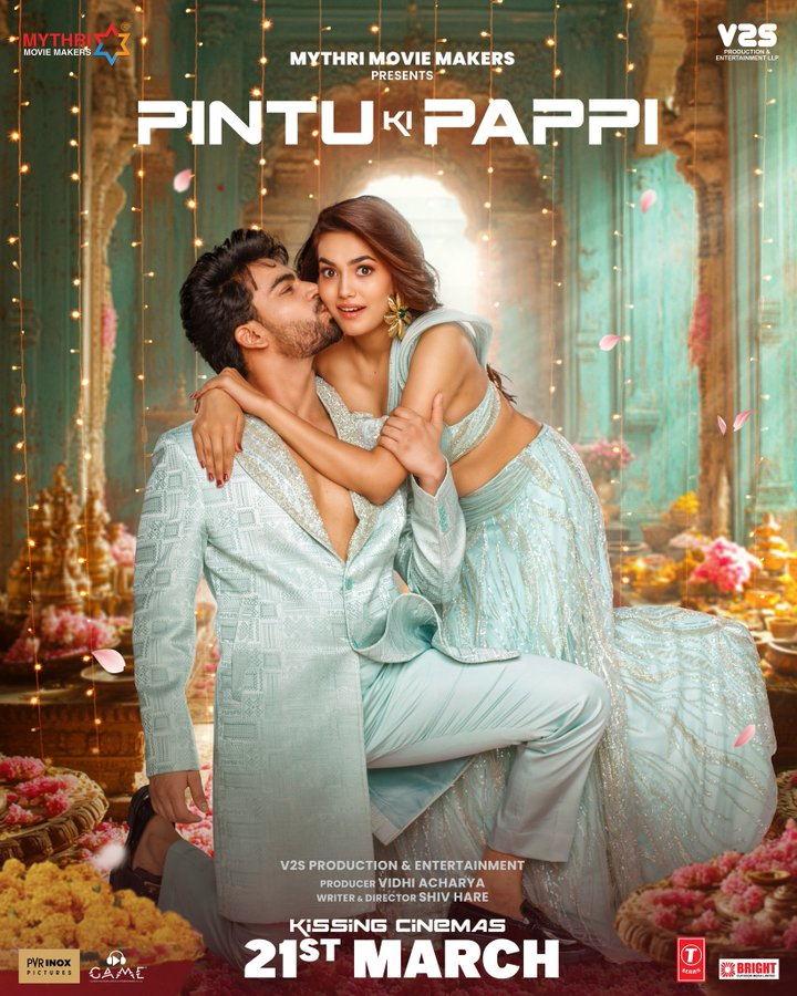 TeluguMirchiCom's tweet photo. #MythriMovieMakers PRESENT 'PINTU KI PAPPI'.
Directed by #ShivHare, the film also features #VijayRaaz, #MuraliSharma, #AliAsgar, #SunilPal and #GaneshAcharya. https://t.co/iYPzQ6hhq5