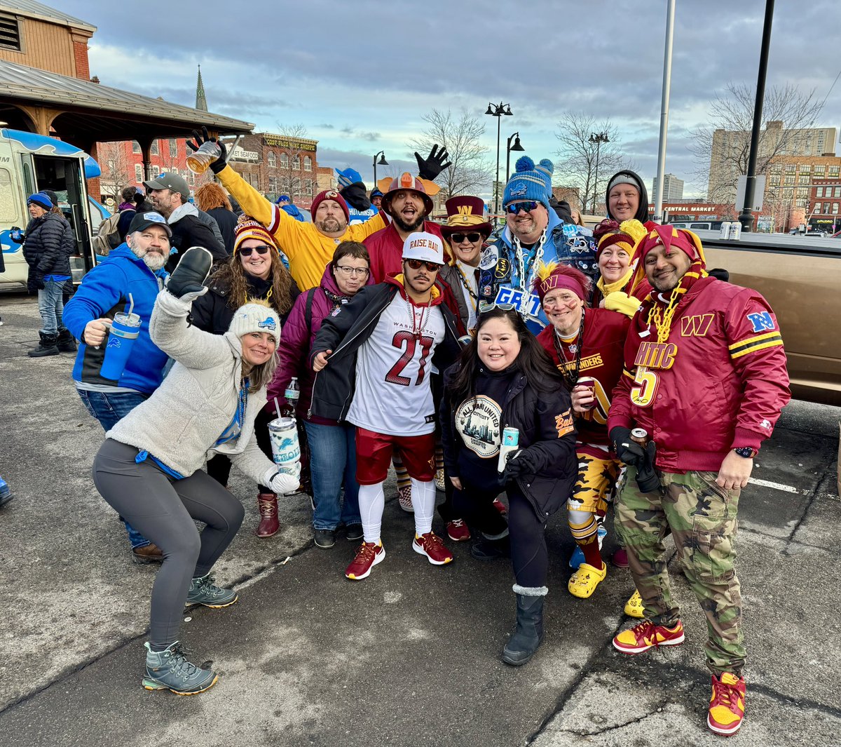 Ashiq Mannan (@ashiqmannan) on Twitter photo Detroit Tailgate Part 2 #RaiseHail #HTTC
<a href="/TailgateTed/">Tailgate Ted</a> <a href="/ChuckFanslau/">Chuck Fanslau</a> <a href="/MonsterGoose21/">Dave Thomas</a> <a href="/MadHatter_LJ/">MadHatter LJ 🎩🐷</a> <a href="/Eddie11210/">Eddie 🥃</a> <a href="/DonnaSIUFT/">Donna Coppola</a> <a href="/brandimcfarland/">Brandi McFarland</a> <a href="/IndySkinsFan/">Tim Meek</a> <a href="/HogfarmerChris/">Chris Bryant</a> <a href="/DC_Sports_Guy91/">Juan carlos Arias</a> Detroit Tailgate Part 2 #RaiseHail #HTTC
<a href="/TailgateTed/">Tailgate Ted</a> <a href="/ChuckFanslau/">Chuck Fanslau</a> <a href="/MonsterGoose21/">Dave Thomas</a> <a href="/MadHatter_LJ/">MadHatter LJ 🎩🐷</a> <a href="/Eddie11210/">Eddie 🥃</a> <a href="/DonnaSIUFT/">Donna Coppola</a> <a href="/brandimcfarland/">Brandi McFarland</a> <a href="/IndySkinsFan/">Tim Meek</a> <a href="/HogfarmerChris/">Chris Bryant</a> <a href="/DC_Sports_Guy91/">Juan carlos Arias</a>