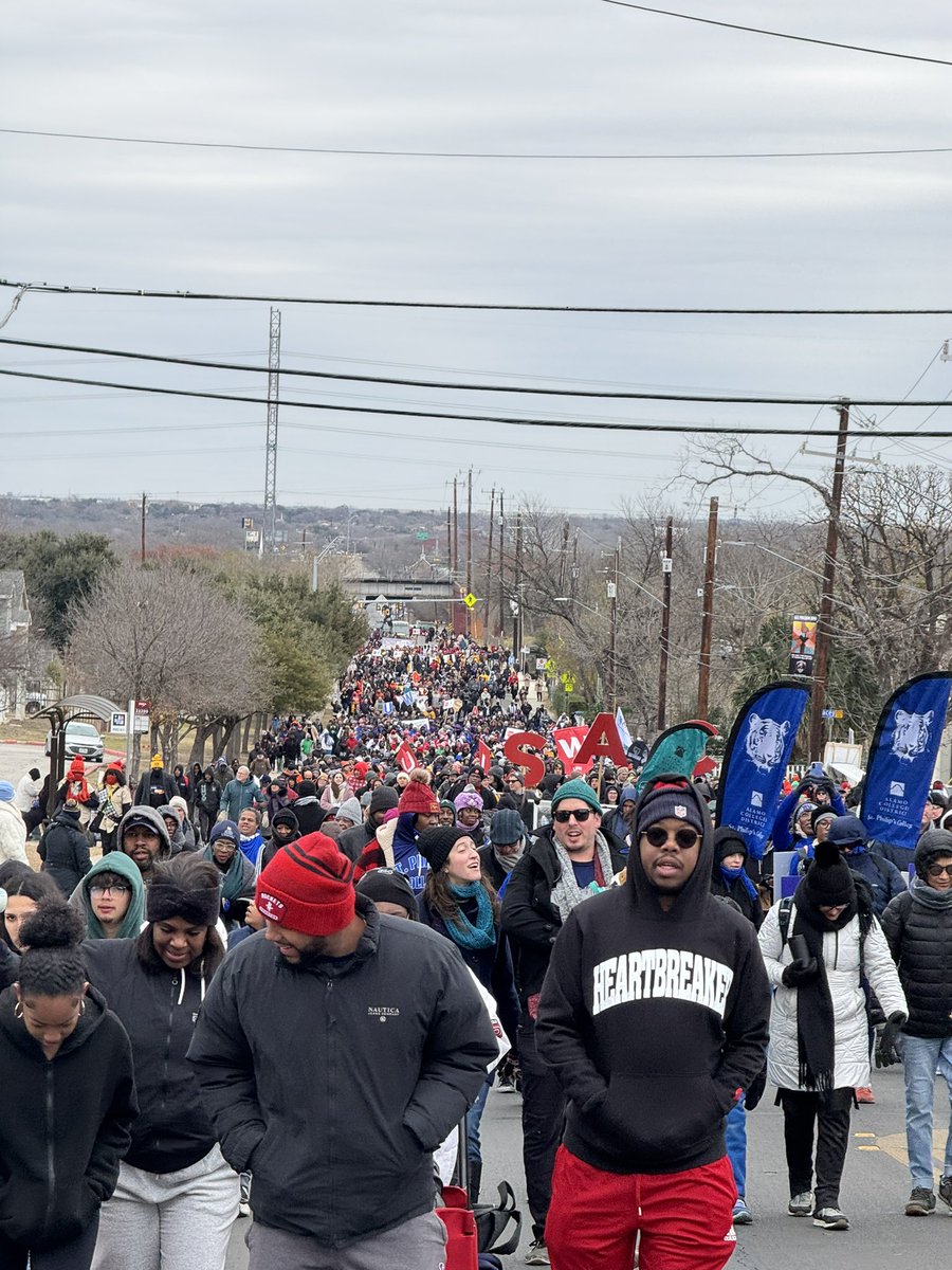 Pedal_SATX's tweet image. Marching with a purpose! 
#MLKDay #mlkmarch