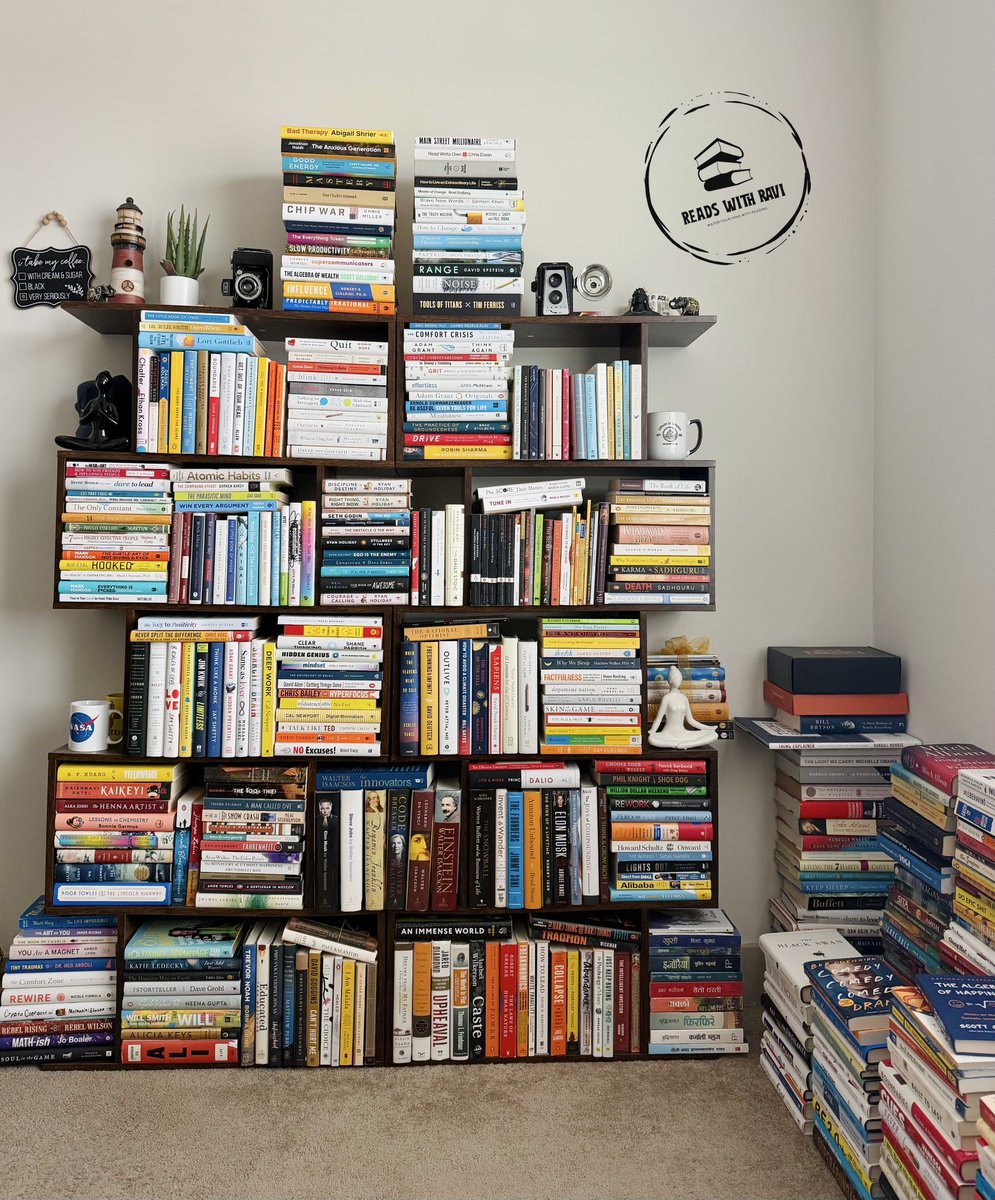 “Collect books, even if you don’t plan on reading them right away. Nothing is more important than an unread library.”

— John Waters