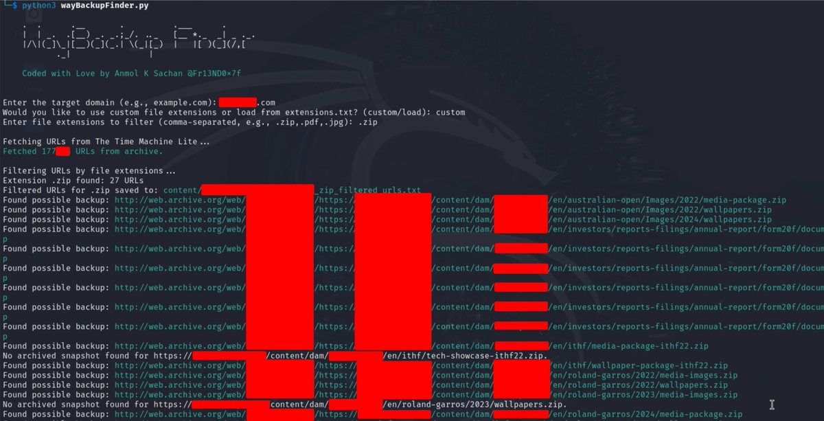 #Cycatz #cybersecurity Unlock Hidden Backups with wayBackupFinder More.... shorturl.at/andsK

#cyberattacksurfacemanagement #darkwebmonitoring #SurfaceWebMonitoring #cloudsecurity #grc #vendorriskmanagement #brandmonitoring #incedentreport #bug #sensitiveinformationexpoture
