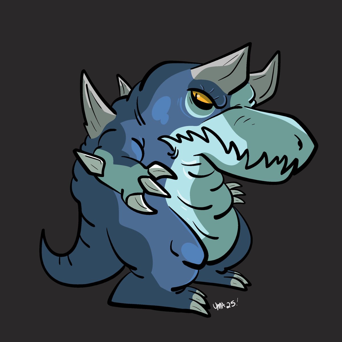 ultra_mellow's tweet image. THE EVOLUTION OF GRANGORGE
Ikoro鈥檚 Main Antagonist. He is a bloodthirsty and ruthless hunter that is always seeking to quell his endless appetite!
#Kaijuartwork #Kaijuart #kaiju