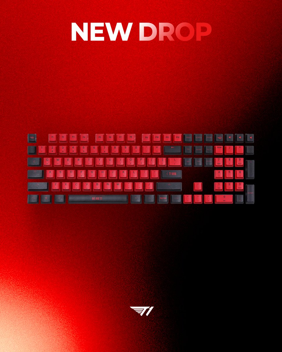 승리의 전율을 손끝에서 느끼다!🔥 T1의 열정과 감동의 순간을 T1 Keycap Set를 통해 게임에서도, 일상에서도 느껴보세요 ...