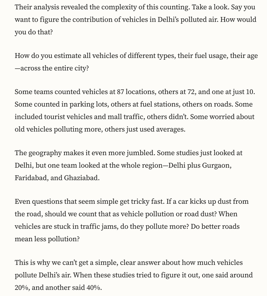 Delhi's pollution numbers just don't add up. It's a mess. 

For over a decade, the city has tried to measure what's polluting its air. 

What's happening now is weird: a study gets commissioned, results are out, and then its cancelled. Without explanation. 

The latest being a
