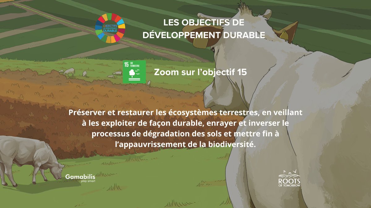 🌍 ODD 15 : Protéger nos écosystèmes terrestres est essentiel. 
Avec Roots Of Tomorrow, découvrez un jeu qui vous enseigne le métier d'agriculteur et la préservation de la biodiversité. 
 ⬇️ bit.ly/3OA2Sm4 pour le téléchargement 
#ODD15 #RootsOfTomorrow  #FreeGame