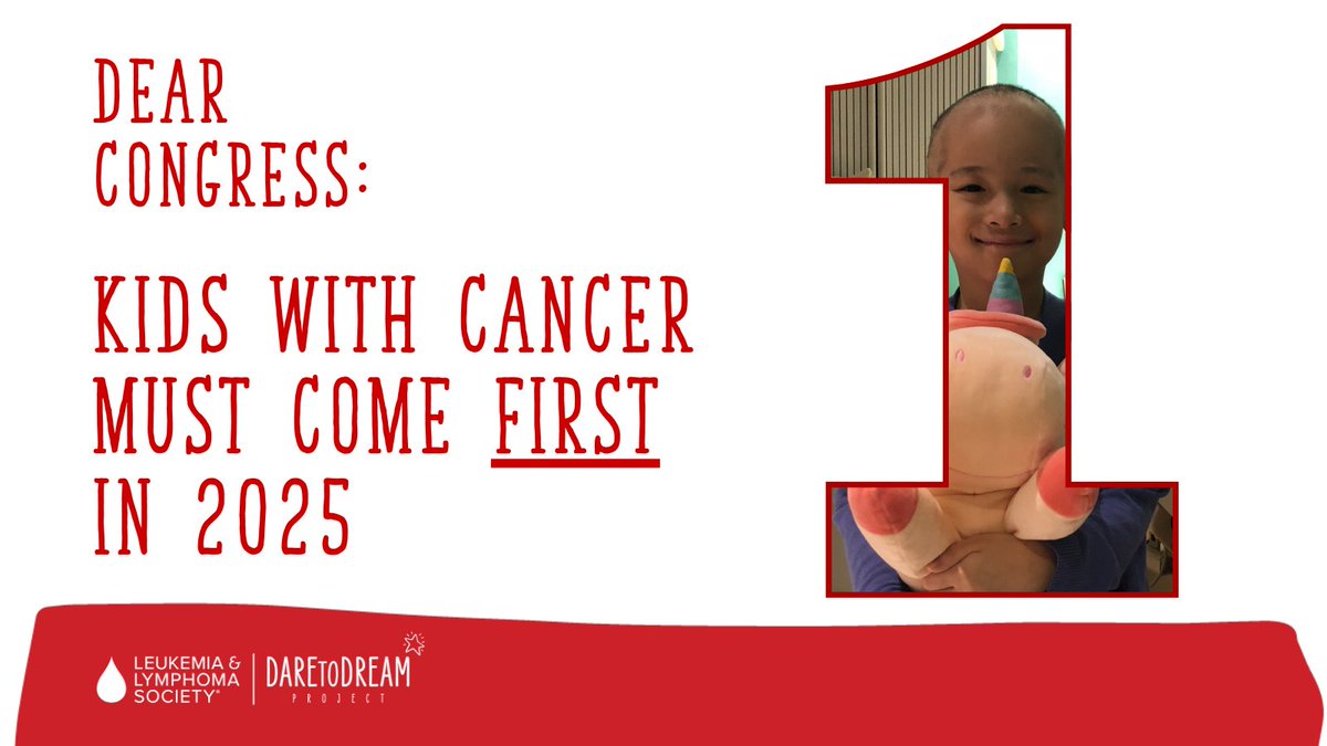 Lillian is just one of millions of children with cancer who are counting on Congress. Help us ensure that Congress prioritizes pediatric cancer patients in 2025 by liking and sharing this post. Kids with cancer can't wait. #KidsDeserveBetter
