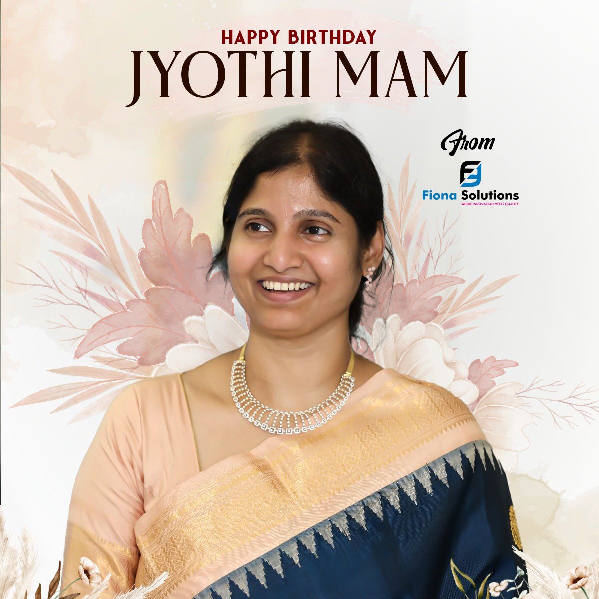 FionaSolutions's tweet image. Today, we celebrate the incredible leader and inspiration behind Fiona Solutions – Jyothi Mam!

May this year bring you immense joy, good health, and continued success. Happy Birthday, Jyothi Mam! 🌟

Warm wishes from the entire Fiona Solutions family!